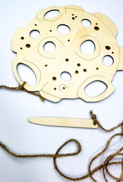 Метеоритное переплетение, моторика, нитка