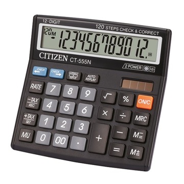 Kalkulator biurowy CITIZEN CT-555N 12 cyfrowy