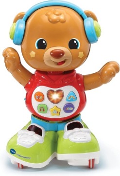 Інтерактивний ведмедик VTech танцююча іграшка для повзання і навчання для дітей