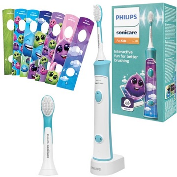 SZCZOTECZKA SONICZNA PHILIPS SONICARE DLA DZIECI HX6322/04 2 KOŃCÓWKI