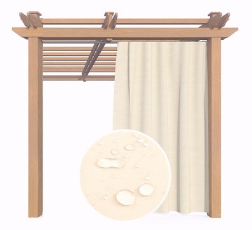 САДОВЫЕ ШТОРЫ ДЛЯ ТЕРРАСЫ деревостойкая террасная штора для балкона 220x155