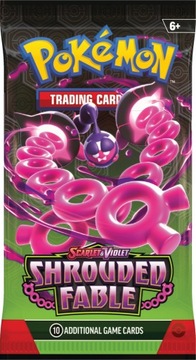 Oryginalne Karty POKEMON TCG Scarlet & Violet SHROUDED FABLE Booster Pack