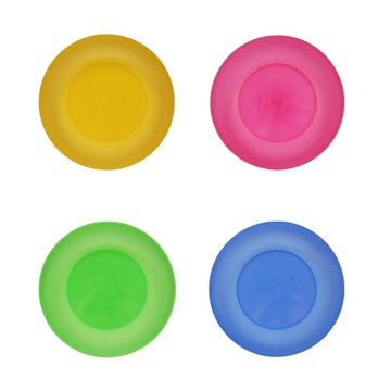 Talerze plastikowe deserowe dla dzieci 17 cm 4 szt