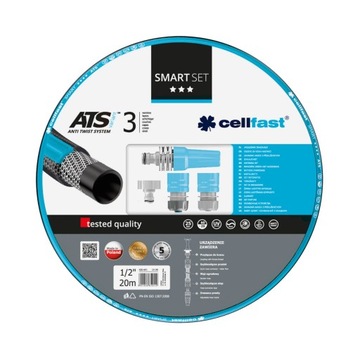 Zestaw zraszający wąż Cellfast Smart 13-190 20 m
