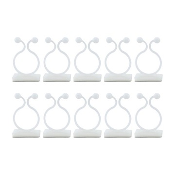 10 Pieces Plant Climbing Wall Fixture White M