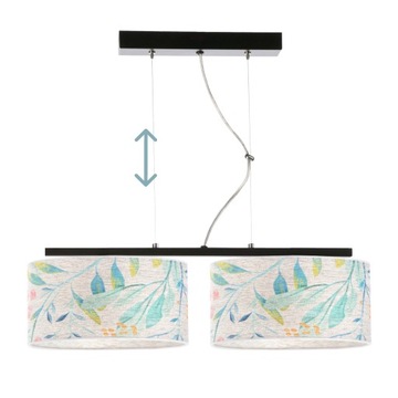 Lampa Sufitowa Wisząca Etniczna Boho Juta E27
