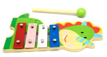 DREWNIANE CYMBAŁKI MONTESSORI JEDNOROŻEC