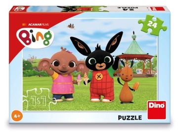 PUZZLE TRADYCYJNE BING 24 ELEMENTY ORYGINALNE DZIECI 4+ WYSOKA JAKOŚĆ
