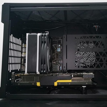 Держатель видеокарты Vc Mini Bracket, регулируемая высота для mATX ITX, черный