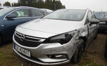 Opel Astra K Sports Tourer 1.6 CDTI 110KM 2019 Opel Astra 2019r, Salonowa, 1.6 CDTI. Uszkodzony lewy bok. VAT 23 1.6, zdjęcie 1