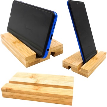 STOJAK UCHWYT PODSTAWKA NA TELEFON TABLET BAMBUS