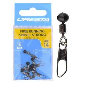 Agrafka Cresta Free Running Swivels Strong #14