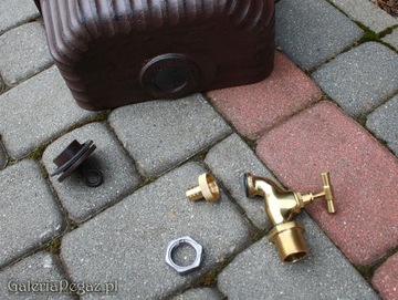 Алюминиевая садовая раковина с маскароном