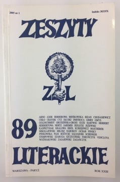 Zeszyty literackie 89
