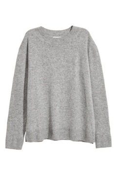 H&M Kaszmirowy sweter damski modny cienki stylowy miękki miły ciepły 40 L