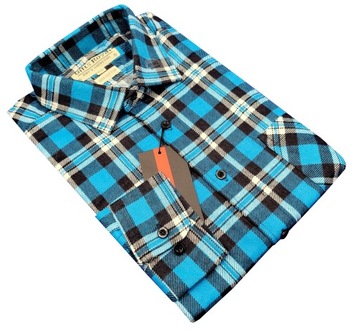 Koszula męska flanelowa flanela w kratę 42/43