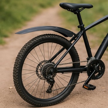 BŁOTNIKI ROWEROWE PRZÓD + TYŁ KOMPLET ROWER 2 SZT UNIWERSALNE 26 28 CALI