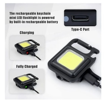 МНОГОФУНКЦИОНАЛЬНЫЙ ФОНАРИК-БРЕЛОК 6000K КЛАСС IP20 LED 5W