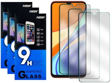 SZKŁO HARTOWANE SZYBKA DO REDMI 9C 3szt