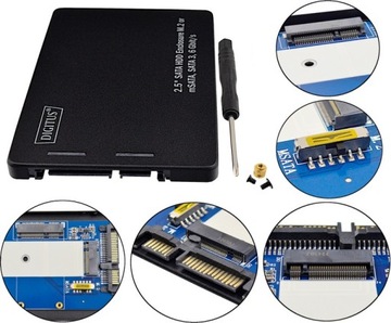 OBUDOWA ADAPTER NA DYSK SATA/HDD 2,5'' M.2 SATA 3