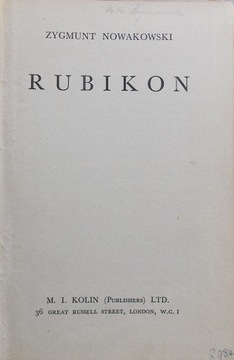 Zygmunt Nowakowski RUBIKON