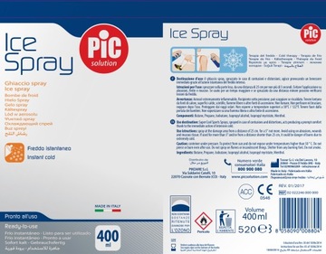 PiC Solution ICE SPRAY охлаждающий спрей 400мл