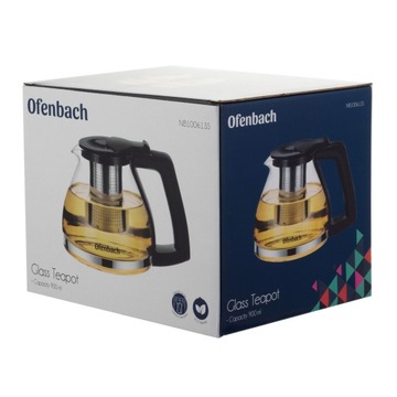 Стекло чая пивовара кувшин.