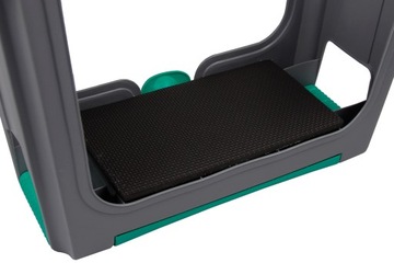 Садовый табурет на коленях с местом для хранения и стулом