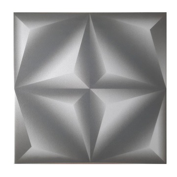 KASETONY SUFITOWE EFEKT 3D ORIGAMI SZARY