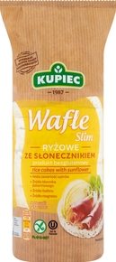 WAFLE RYŻOWE KUPIEC 84g ZE SŁONECZNIKIEM