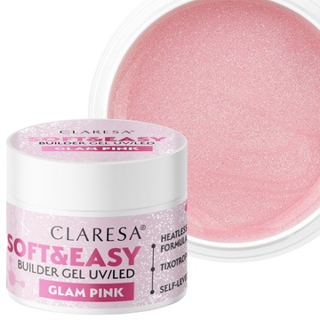 CLARESA SOFT&EASY СТРОИТЕЛЬНЫЙ ГЕЛЬ 45G ЦВЕТОВЫЕ ВАРИАНТЫ