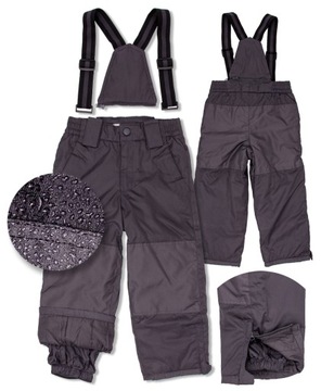 spodnie NARCIARSKIE DZIECIĘCE Z SZELKAMI firi 116