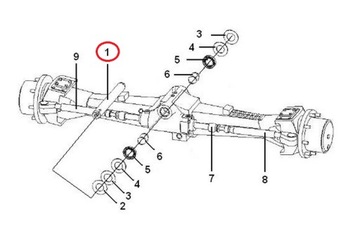 ПОДВЕСКА ОСИ CAT 428 D2 E 2119286