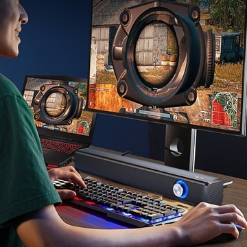 Компактные компьютерные колонки с питанием от USB и разъемом Aux 3,5 мм — Plug & Play Mini