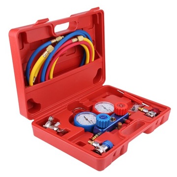 R134a Комплект манометра коллектора кондиционера с инструментом для заправочного шланга длиной 5 футов