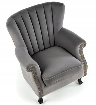 Fotel WYPOCZYNKOWY TITAN popiel KLASYCZNY