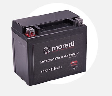 Akumulator AGM Moretti 12V 12Ah 180A P+ MTX12-BS(MF)