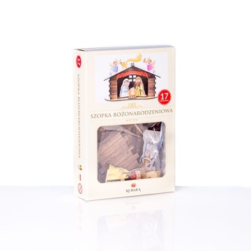 Bożonarodzeniowa Szopka, Święta Rodzina, Gwiazda Betlejemska 17 elementów