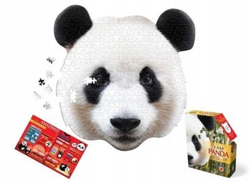 PREZENT DLA DZIEWCZYNKI 12 LAT PANDA PUZZLE KONTUROWE, 550 el. MADD CAPP
