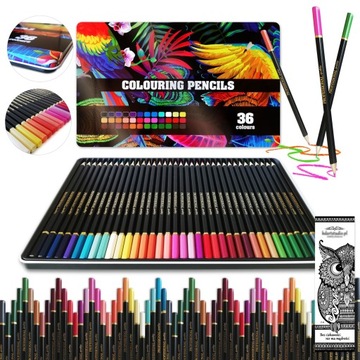 НАБОР КАРАНДАШНЫХ МЕЛКОВ ПРОФЕССИОНАЛЬНЫЕ МЕЛКИ В ПОДАРОК ​​36 шт.