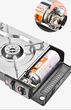ПОРТАТИВНАЯ ТУРИСТИЧЕСКАЯ ГАЗОВАЯ ПЛИТА С 2 КОНФОРКАМИ
