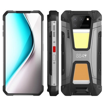 Unihertz 8849 Tank 2 Wytrzymały smartfon 12 GB + 10 GB + 256 GB Czarny