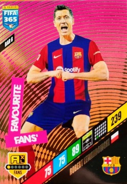 FIFA 365 2024 BAR 6 Robert Lewandowski Fans' Favourite