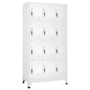 Szafka o 12 zamykanych przegrodach, 90 x 45 x 180 cm
