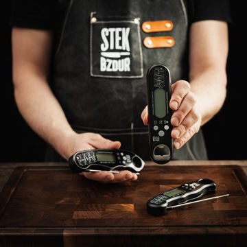 Цифровой кухонный термометр для мясных стейков, пищевых продуктов STEK BZDUR, ЖК-зонд