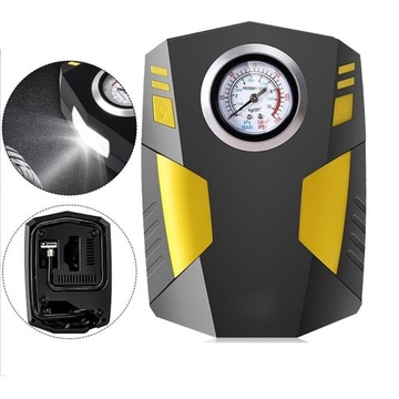 KOMPRESOR SAMOCHODOWY POMPKA SPRĘŻARKA Z MANOMETREM 12V