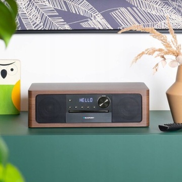 МИНИ СТЕРЕО МИКРО СИСТЕМА BLUETOOTH FM CD USB LED BLAUPUNKT MS22BT