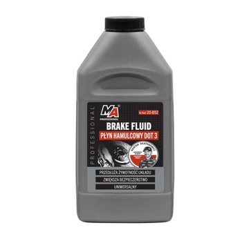 PŁYN HAMULCOWY DOT3 0,5L - MOJE AUTO PROFESSIONAL