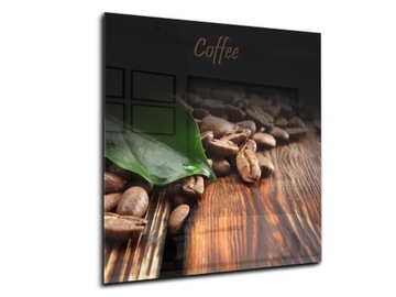 lacobel hartowany grafika panel 60x70 kawa