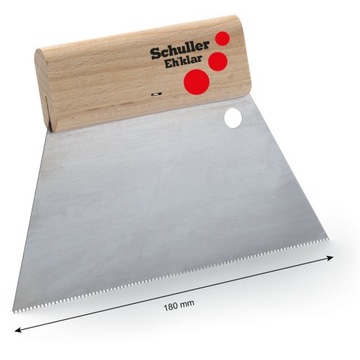 Schuller Karo TKB A1 Szpachla ząbkowana do nanoszenia spoiw kleju 180mm